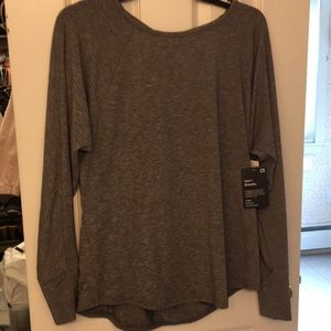Grey Gap Breathe Fitness Top Size Medium